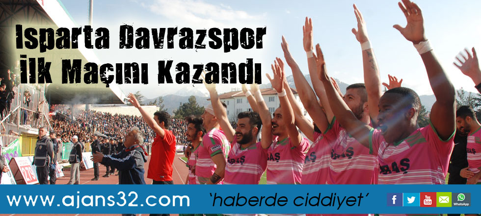 Isparta Davrazspor İlk Maçını Kazandı