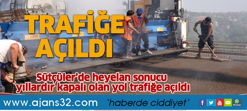 Yıllardır Kapalı Olan Yol Trafiğe Açıldı