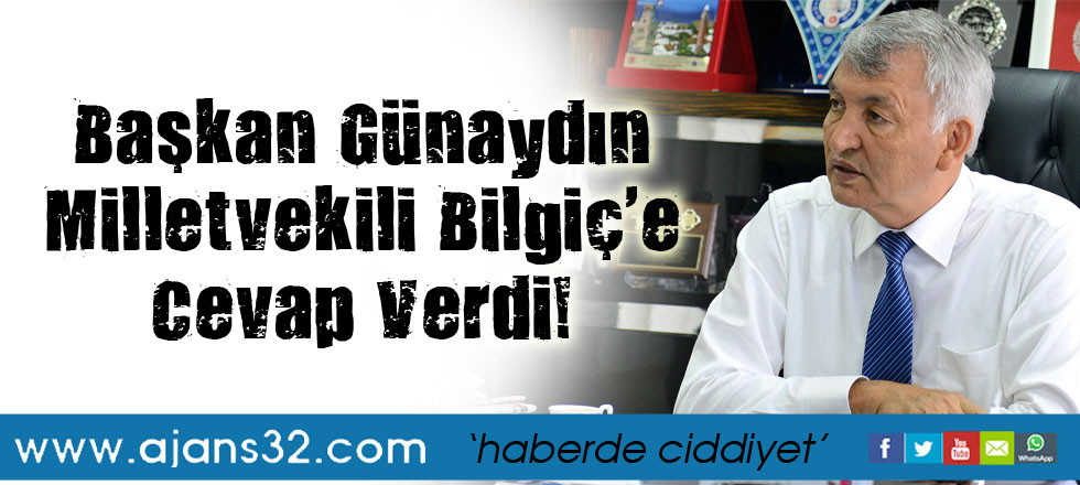 Başkan Günaydın Bilgiç'e Cevap Verdi!