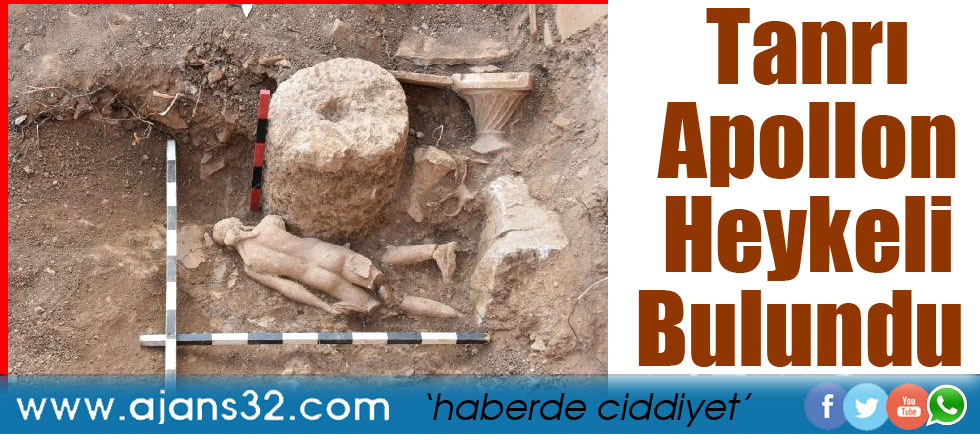 Tanrı Apollon Heykeli Bulundu