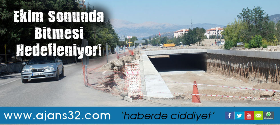 Ekim Sonunda Bitmesi Hedefleniyor!