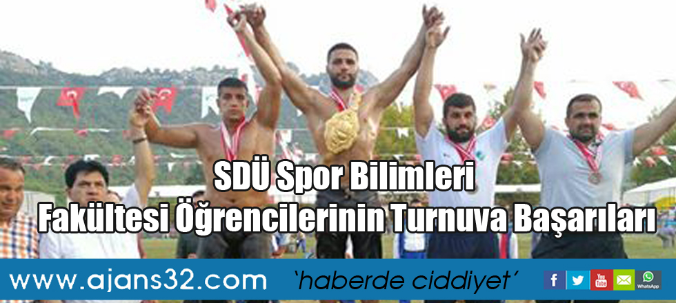 SDÜ Spor Bilimleri Fakültesi Öğrencilerinin Turnuva Başarıları