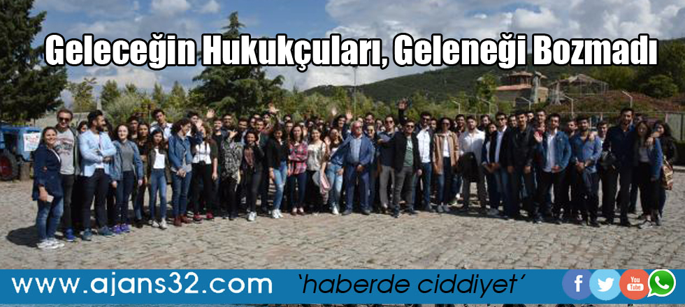 Geleceğin Hukukçuları, Geleneği Bozmadı