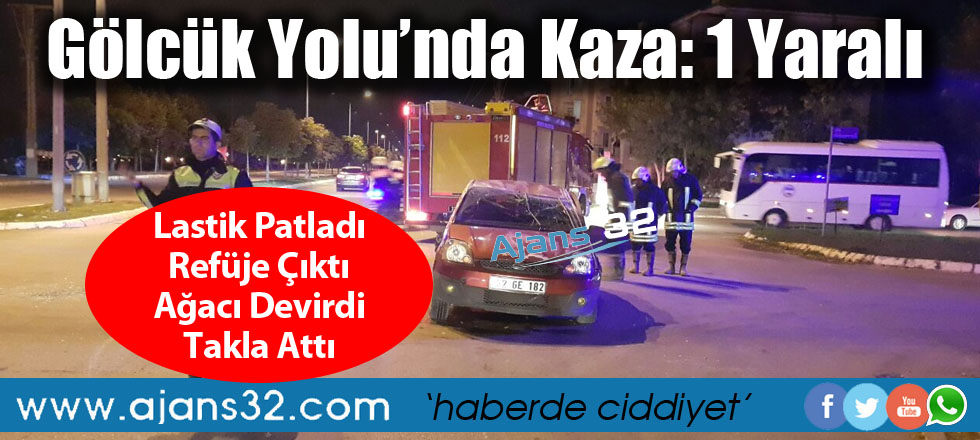 Gölcük Yolunda Kaza