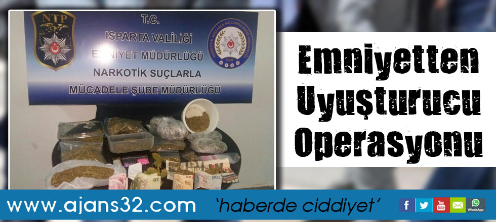 Emniyetten Uyuşturucu Operasyonu