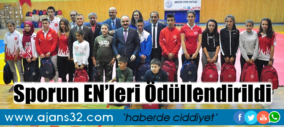 Sporun EN’leri Ödüllendirildi