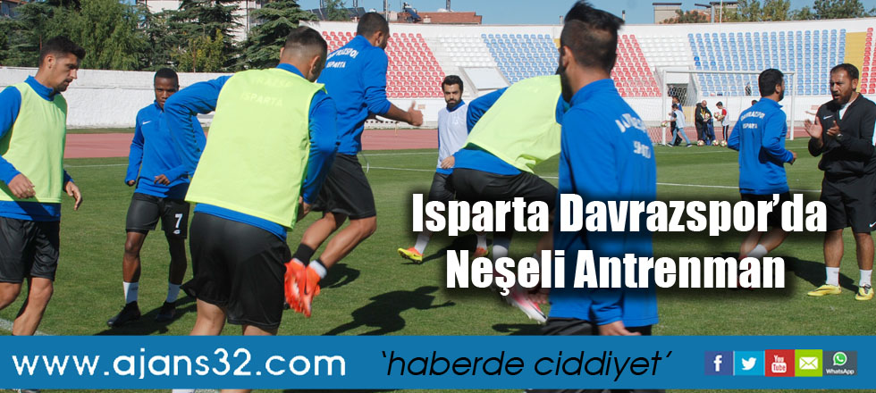 Isparta Davrazspor’da Neşeli Antrenman