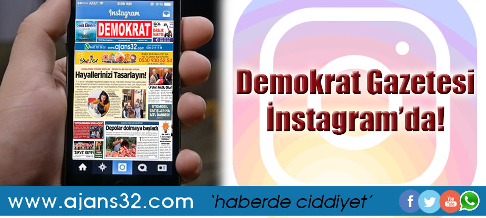 Demokrat Gazetesi İnstagram’da!