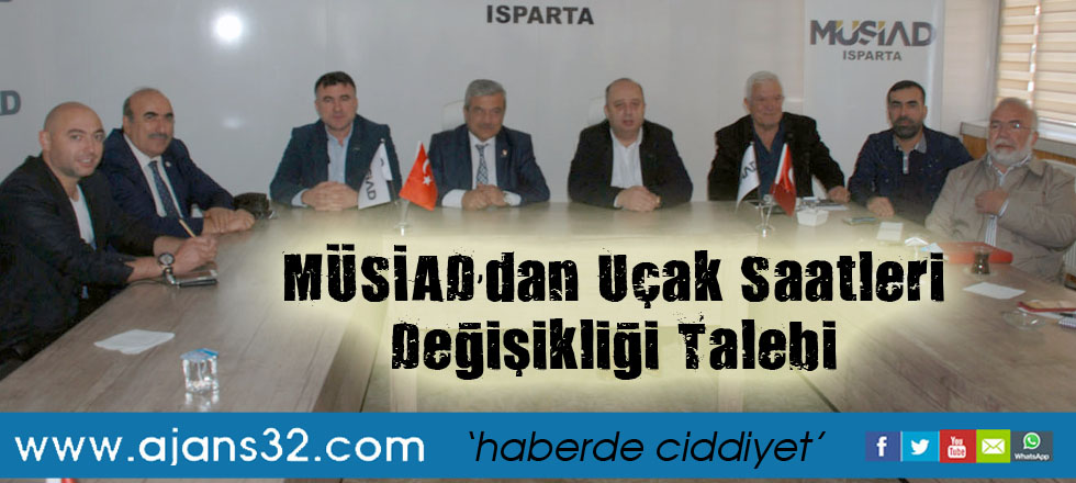 MÜSİAD’dan Uçak Saatleri Değişikliği Talebi
