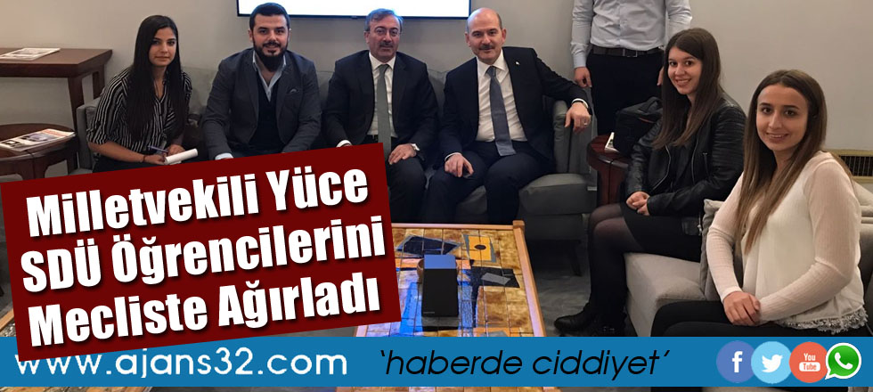 Milletvekili Yüce SDÜ'lü Öğrencileri Mecliste Ağırladı
