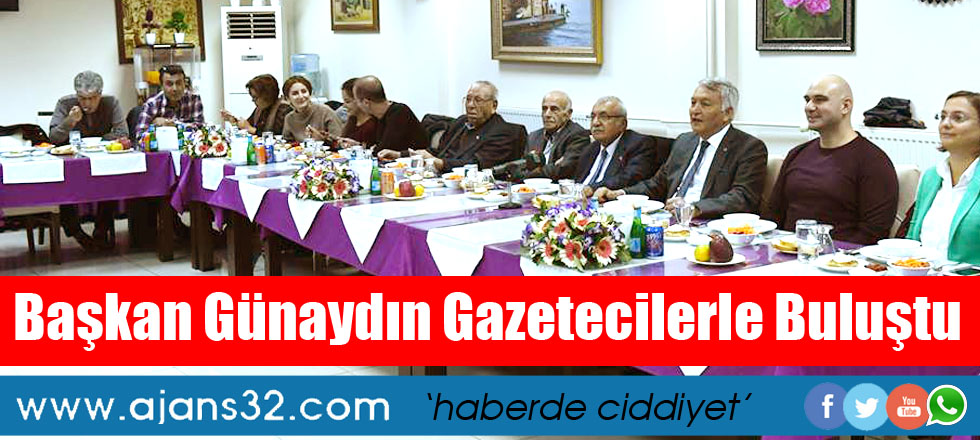 Başkan Günaydın Gazetecilerle Buluştu