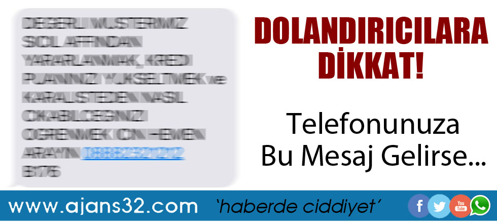 Telefonunuza Bu Mesaj Gelirse Hemen Bunu Yapın!