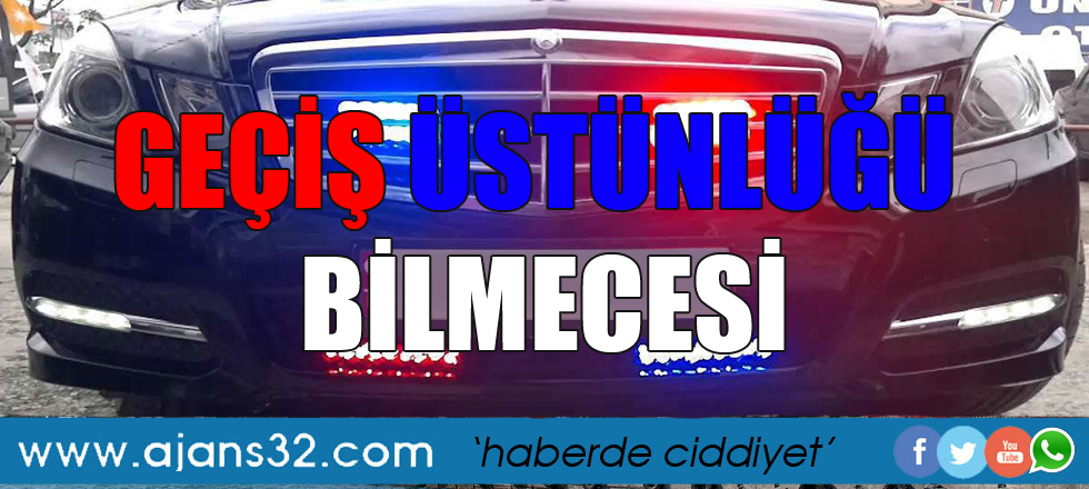 GEÇİŞ ÜSTÜNLÜĞÜ BİLMECESİ