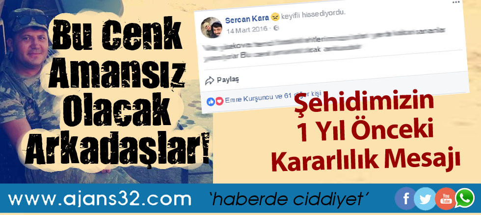 Bu Cenk Amansız Olacak Arkadaşlar!