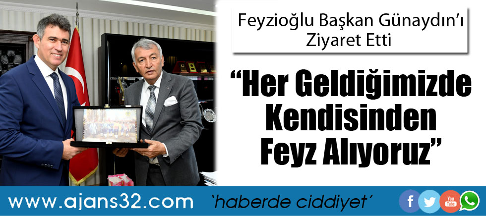 Feyzioğlu Başkan Günaydın’ı Ziyaret Etti