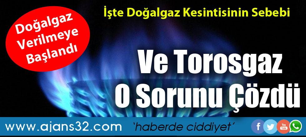 İşte Doğalgaz Kesintisinin Sebebi!