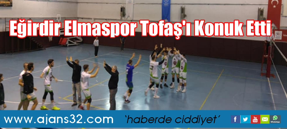 Eğirdir Elmaspor Tofaş'ı Konuk Etti