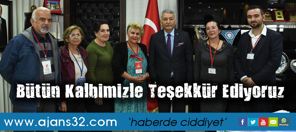 Bütün Kalbimizle Teşekkür Ediyoruz