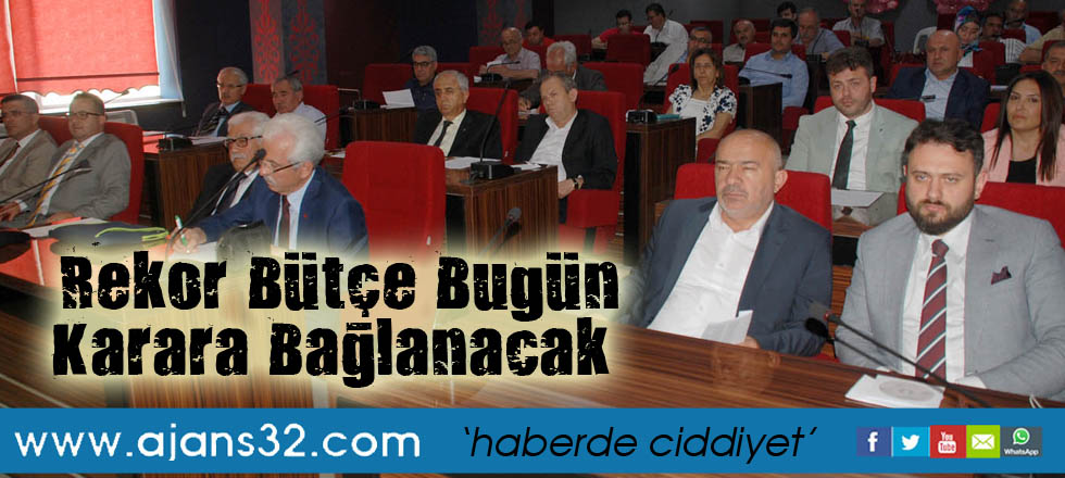 Rekor Bütçe Bugün Karara Bağlanacak