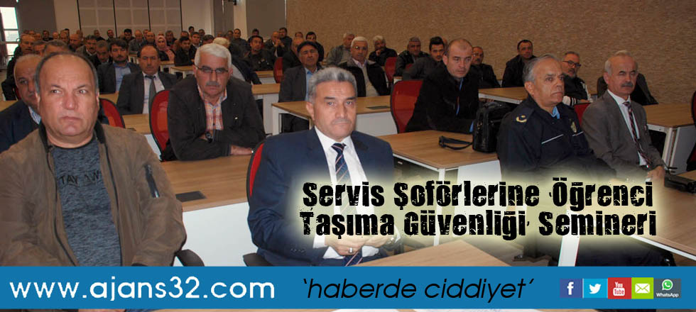 Servis Şoförlerine ‘Öğrenci Taşıma Güvenliği’ Semineri