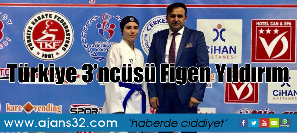 Türkiye 3’ncüsü Figen Yıldırım