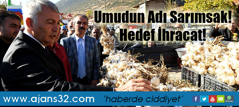 Umudun Adı Sarımsak! Hedef İhracat!