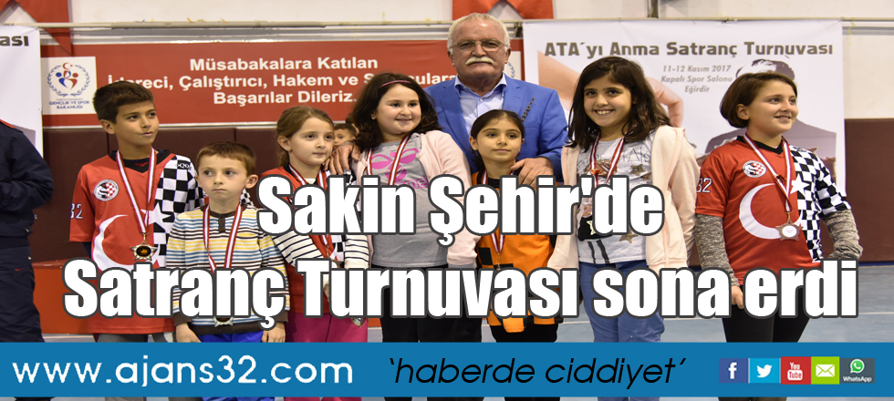 Sakin Şehir'de Satranç Turnuvası sona erdi