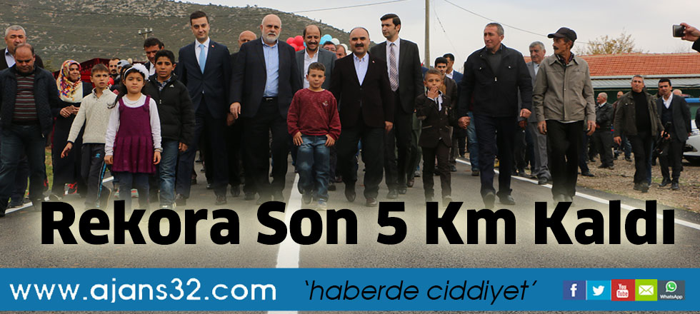 Rekora Son 5 Km Kaldı