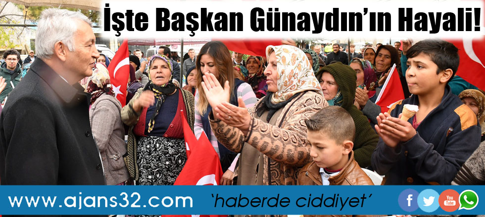 İşte Başkan Günaydın’ın Hayali!