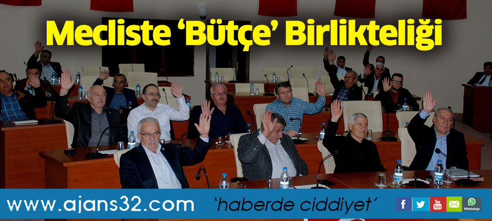 Mecliste ‘Bütçe’ Birlikteliği