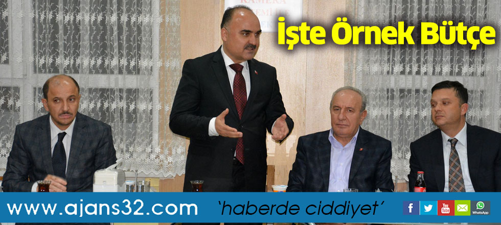 İşte Örnek Bütçe