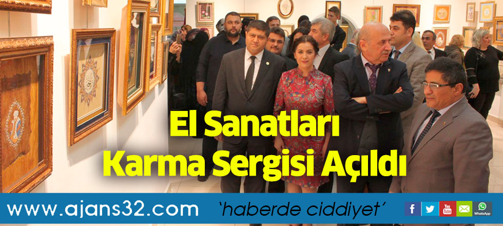 El Sanatları Karma Sergisi Açıldı