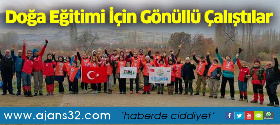 Doğa Eğitimi İçin Gönüllü Çalıştılar
