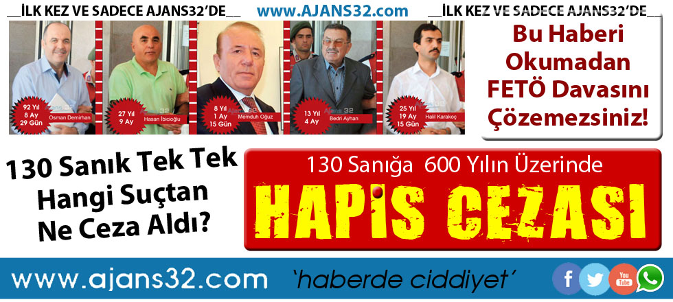 Tarihi Davada 130 Sanığa 600 Yılın Üzerinde Hapis Cezası Çıktı