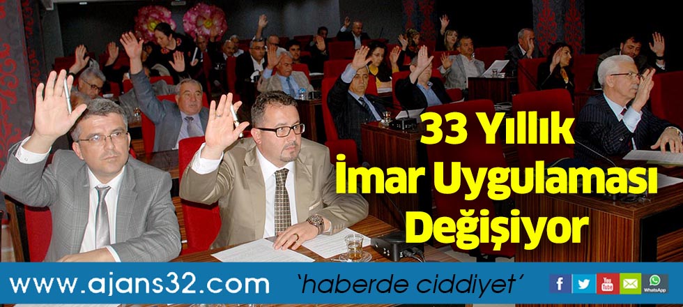 33 Yıllık İmar Uygulaması Değişiyor