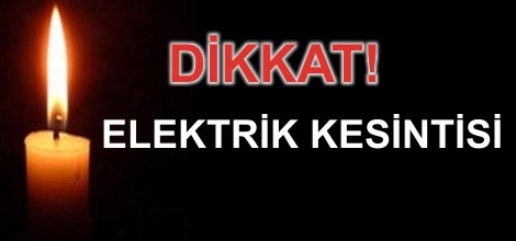 İstasyon Caddesinde Elektrik Kesintisi