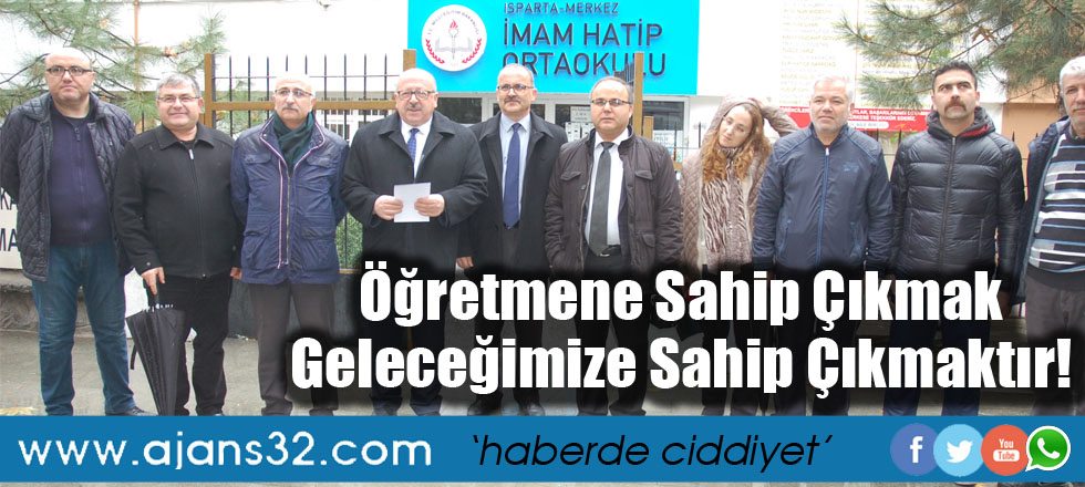 Öğretmene Sahip Çıkmak Geleceğimize Sahip Çıkmaktır!
