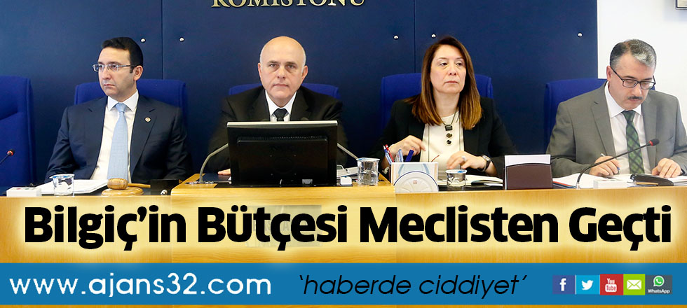Bilgiç’in Bütçesi Meclisten Geçti