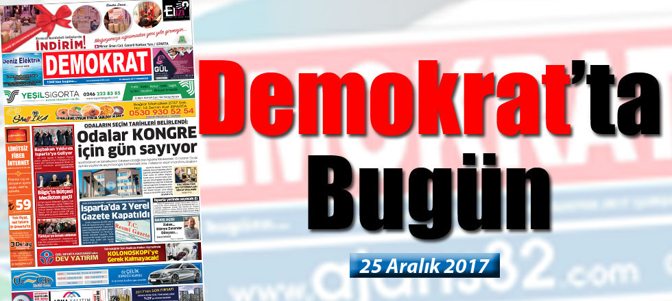 Bugünün Demokrat'ı / 25 Aralık 2017