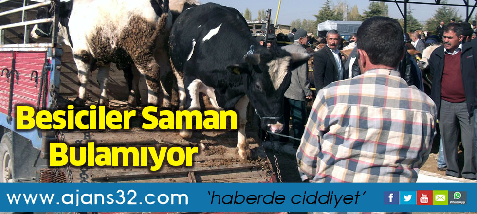 Besiciler Saman Bulamıyor
