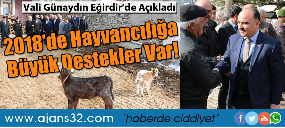2018'de Hayvancılığa Büyük Destekler Var!