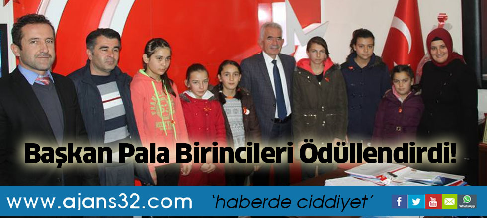 Başkan Pala Birincileri Ödüllendirdi!