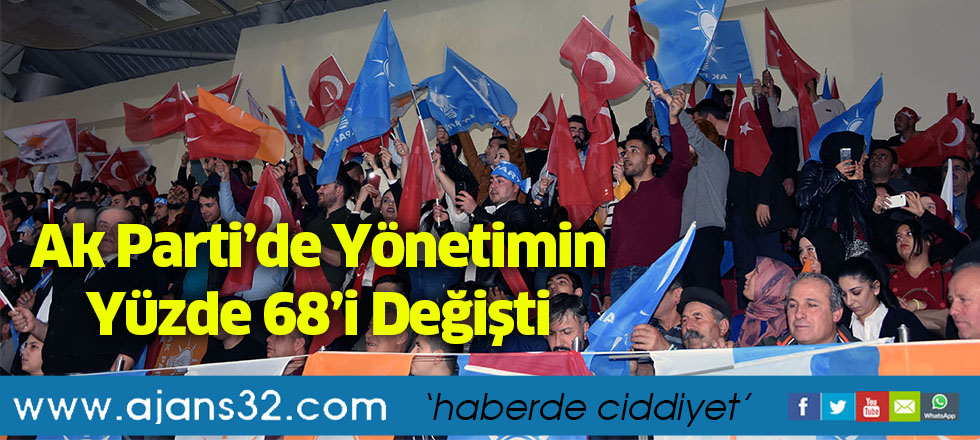 Ak Parti’de Yönetimin Yüzde 68’i Değişti