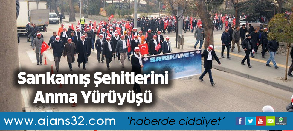 Sarıkamış Şehitlerini Anma Yürüyüşü