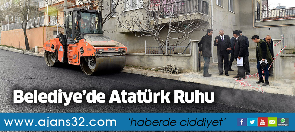 Belediye’de Atatürk Ruhu