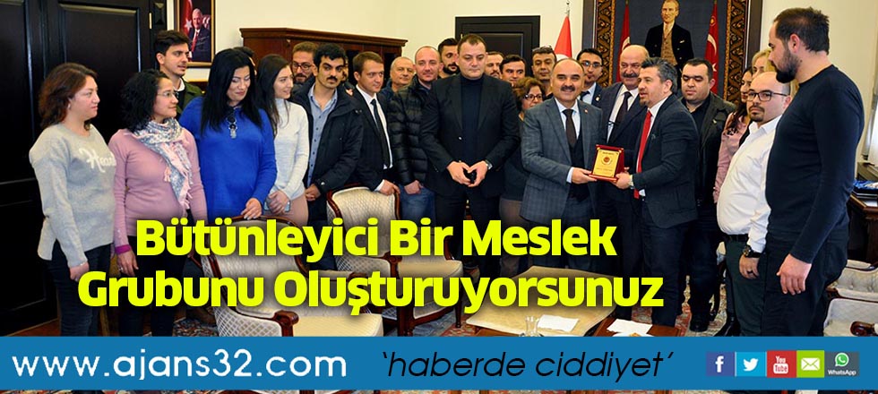 Bütünleyici Bir Meslek Grubunu Oluşturuyorsunuz