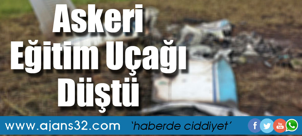 Askeri Eğitim Uçağı Düştü