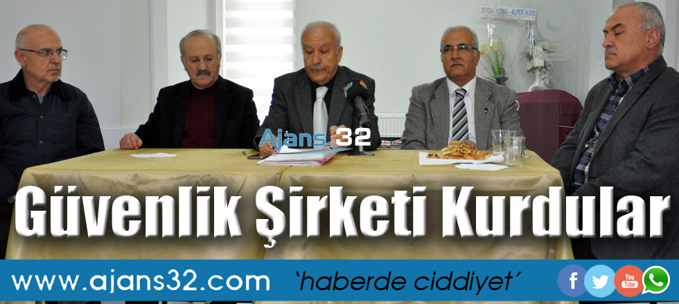 Polis Emeklileri Derneği Güvenlik Şirketi Kurdu