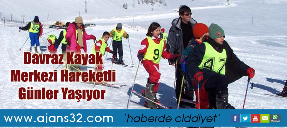 Davraz Kayak Merkezi Hareketli Günler Yaşıyor