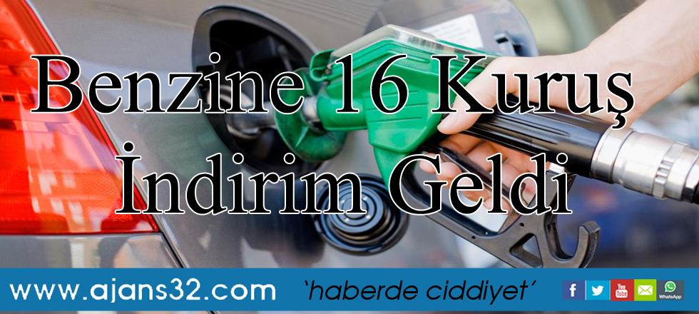 Benzine 16 Kuruş İndirim Geldi